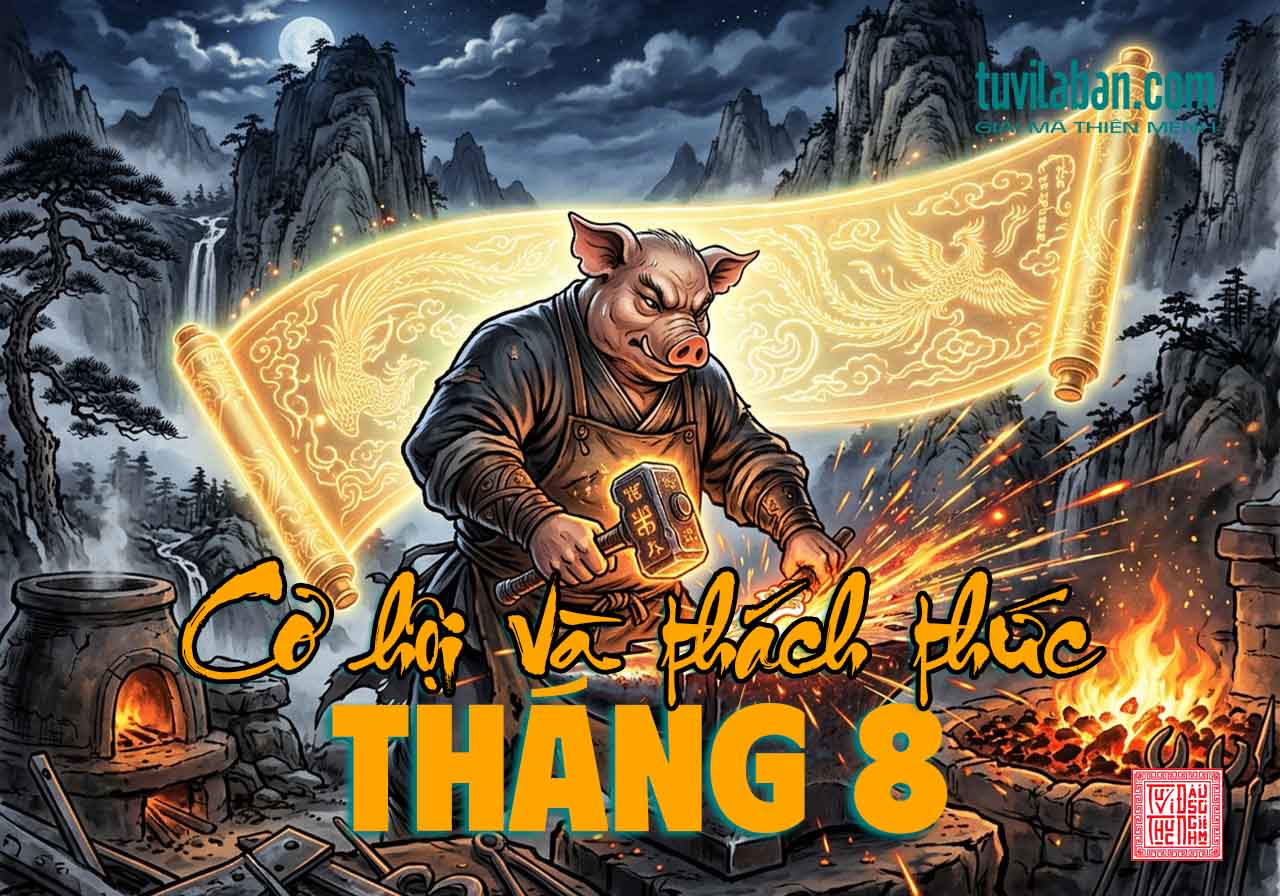 Vận trình công việc tuổi Hợi tháng 8