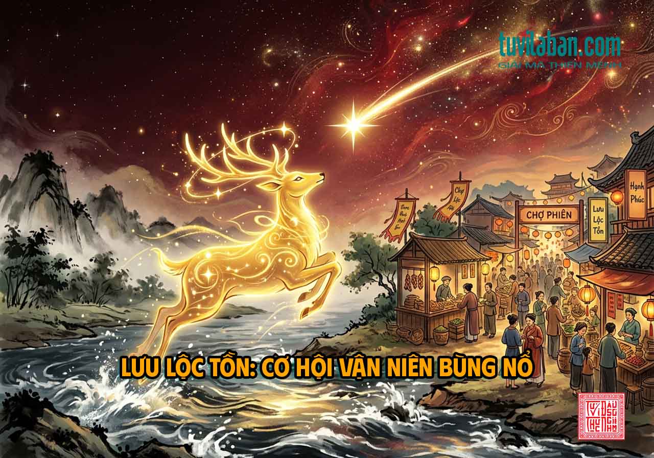 Hình ảnh minh họa: LƯU LỘC TỒN Quá Cung QUAN LỘC: Cơ Hội Vận Niên