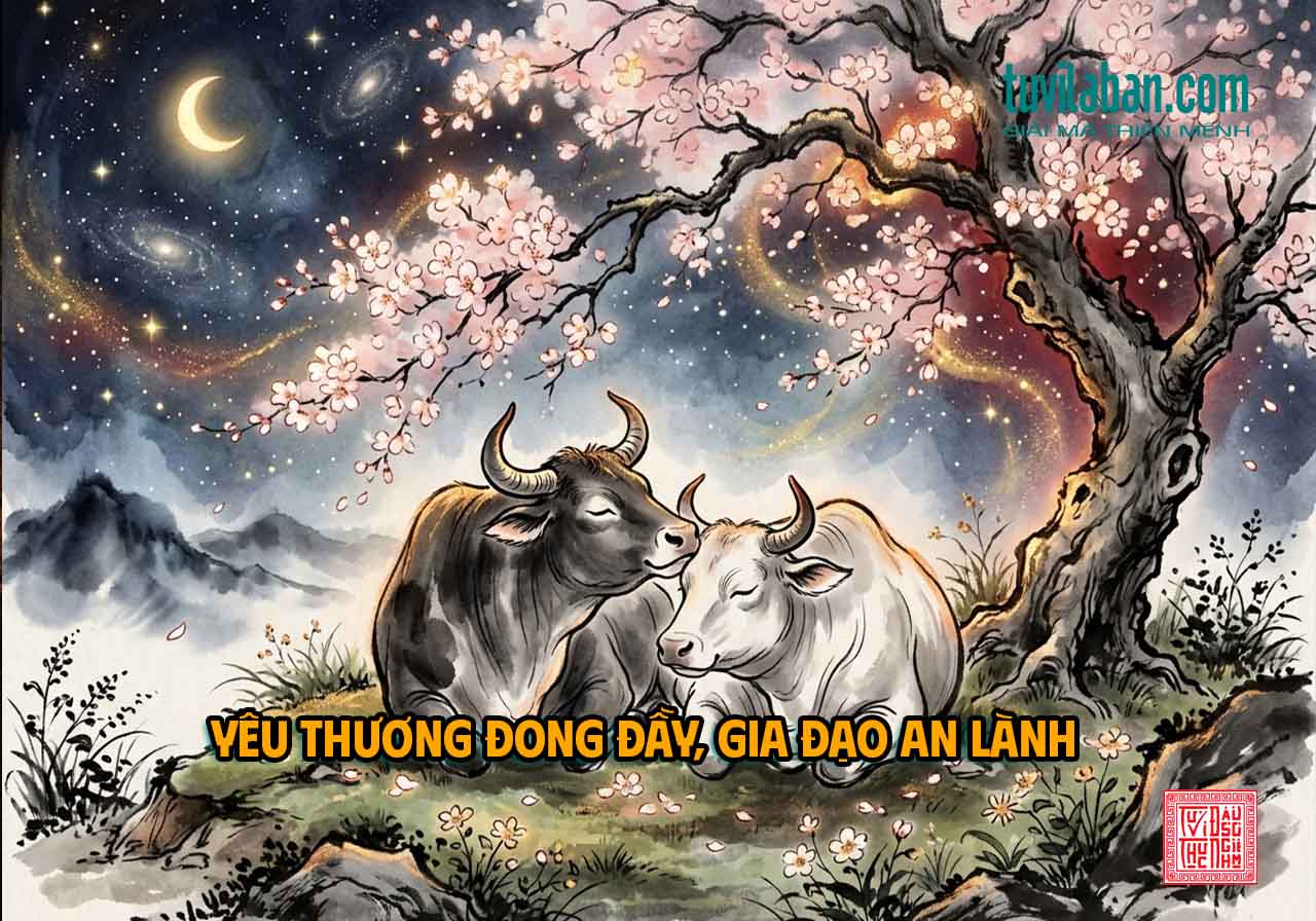 Hình ảnh minh họa: Tình Cảm & Gia Đạo Tuổi Sửu Tháng 8: Hòa Thuận, Yêu Thương Đong Đầy