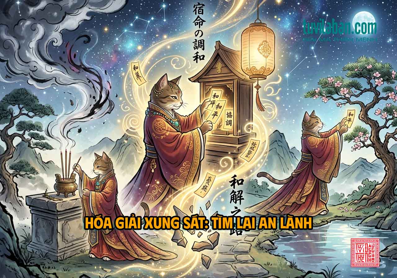 Hình ảnh minh họa: Quy Trình 3 Bước Hóa Giải Xung Sát Tháng 8 Cho Tuổi Mão