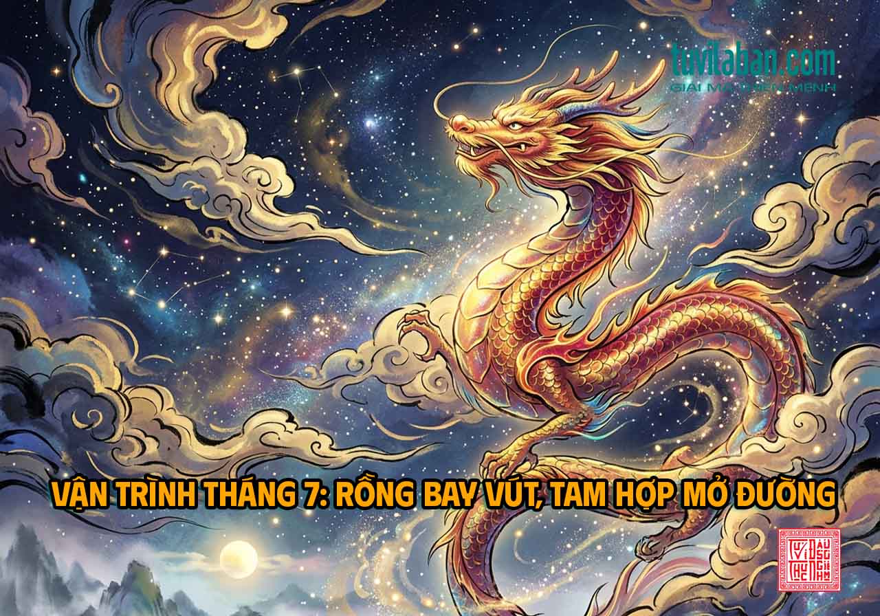 Tử Vi Tháng 7 Tuổi Thìn: Tam Hợp Đẩy Vận, Đại Lợi Tài Lộc
