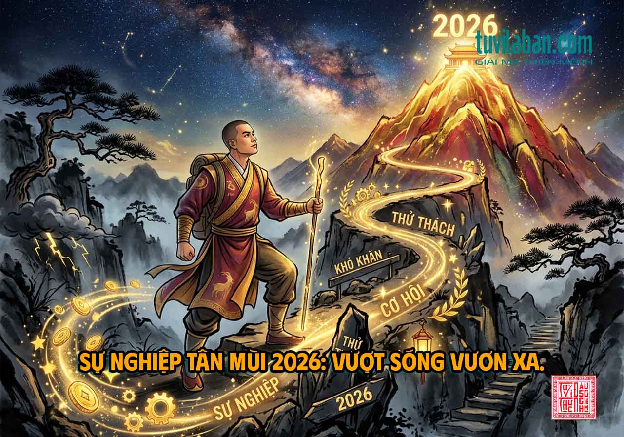 Hình ảnh minh họa: SỰ NGHIỆP & CÔNG DANH TUỔI TÂN MÙI 1991 NĂM 2026: CƠ HỘI TRONG THỬ THÁ