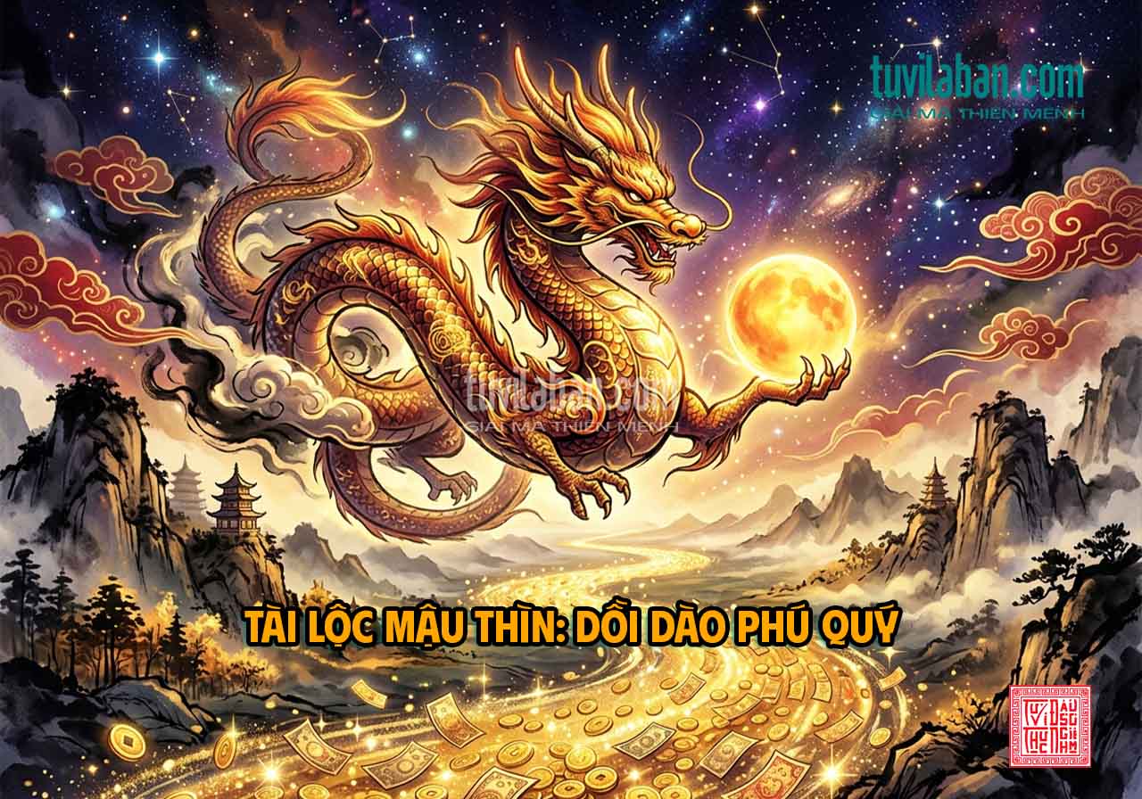 Tài lộc Mậu Thìn, tiền bạc 2026, dòng tiền, đột phá tài chính, thịnh vượng
