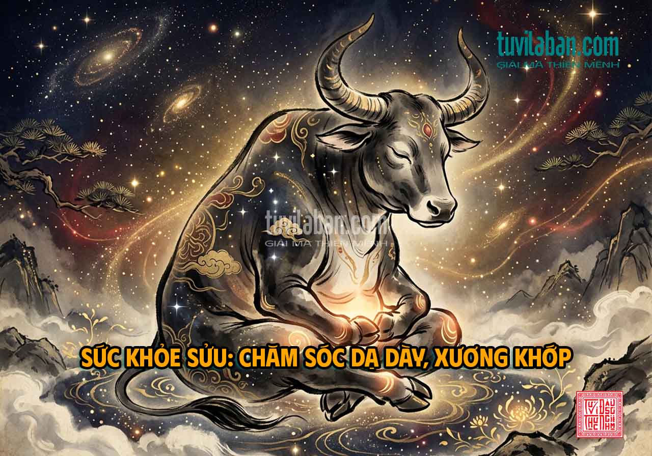 Sức khỏe tuổi Sửu, chú ý dạ dày, xương khớp, chăm sóc cơ thể