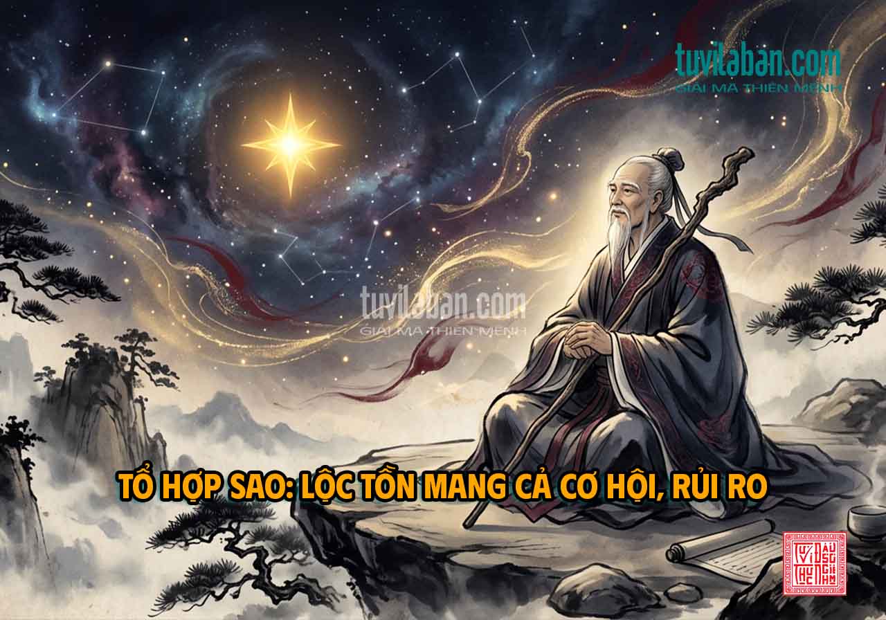 Lưu Lộc Tồn, tổ hợp sao, tài chính, cơ hội, cảnh báo, Tử Vi