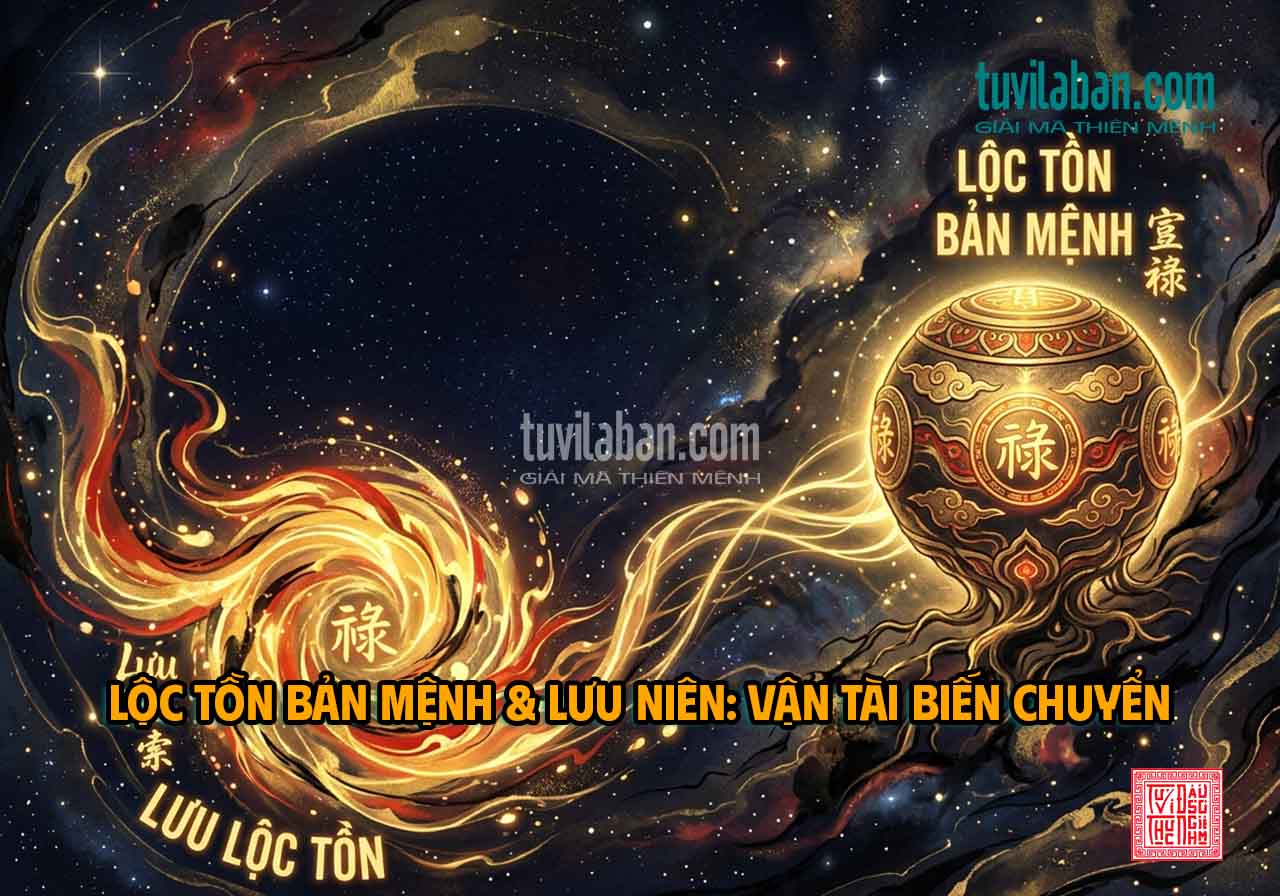 Hình ảnh minh họa: LỘC TỒN Bản Mệnh & LƯU LỘC TỒN: Khác Biệt Và Tương Tác