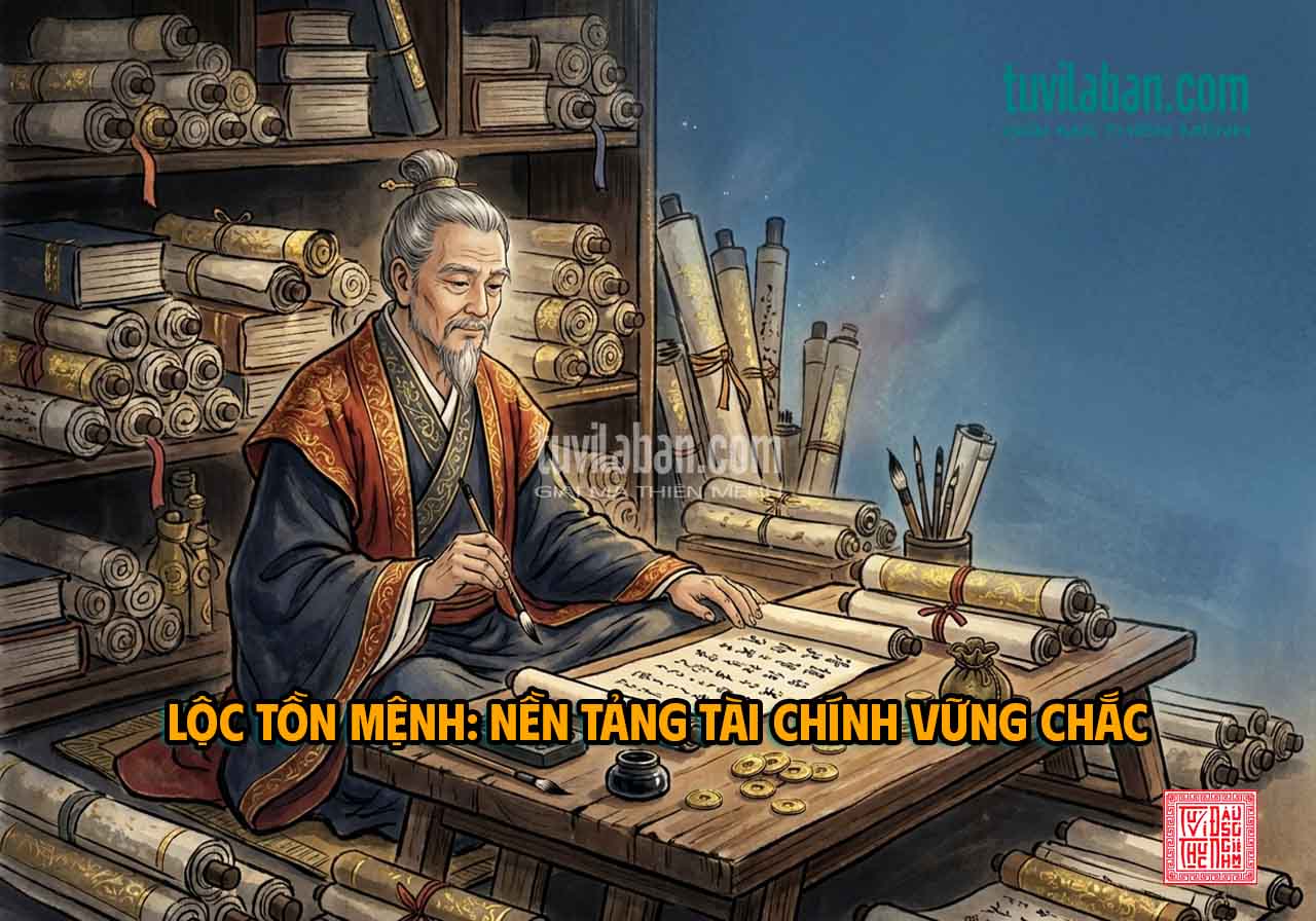 Hình ảnh minh họa: LỘC TỒN Tại Cung Mệnh – Biểu Hiện Tính Cách & Tư Duy Tài Lộc