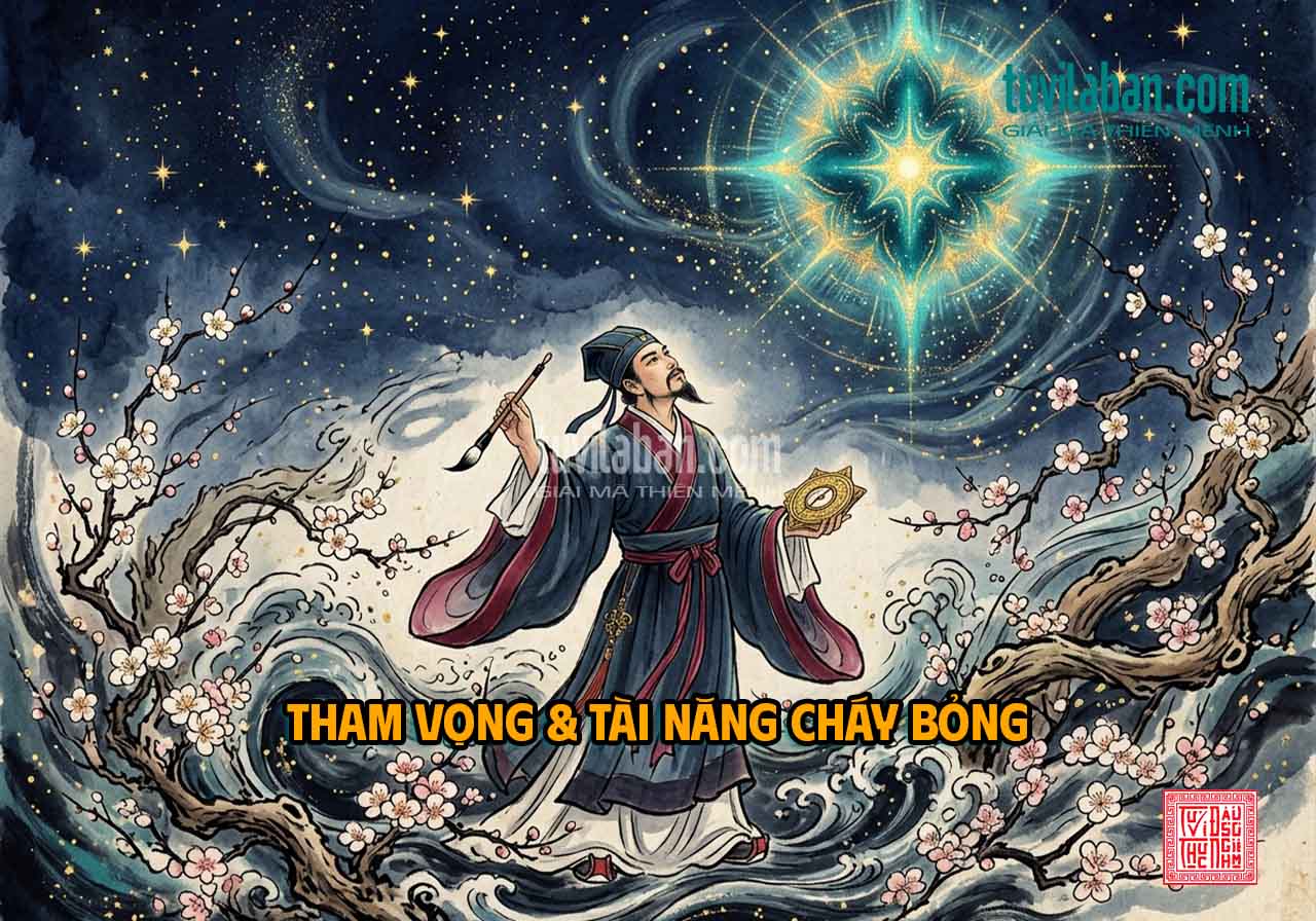 Sao THAM LANG Trong Tử Vi Đẩu Số Giải Mã Dục Vọng Năng Khiếu Đa Tài