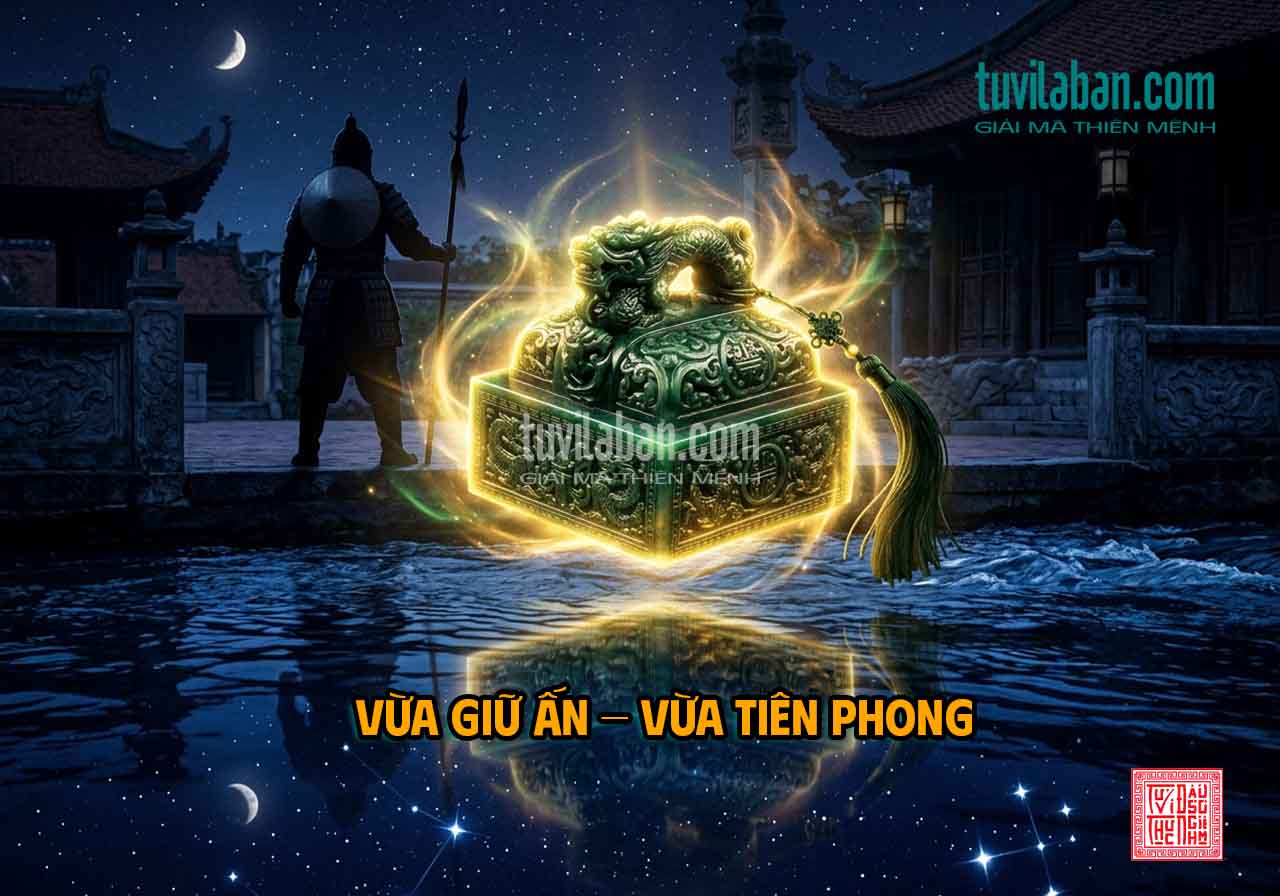 Sao THIÊN TƯỚNG Trong Tử Vi Đẩu Số: Bản Chất Ấn Tinh & Con