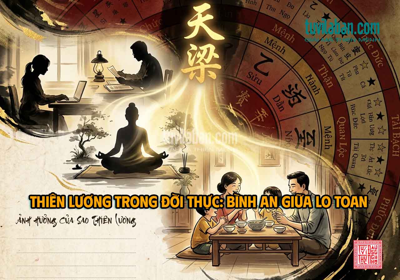 Hình ảnh minh họa: Ví Dụ Lá Số Thực Tế — THIÊN LƯƠNG Trong Hoàn Cảnh Cụ Thể