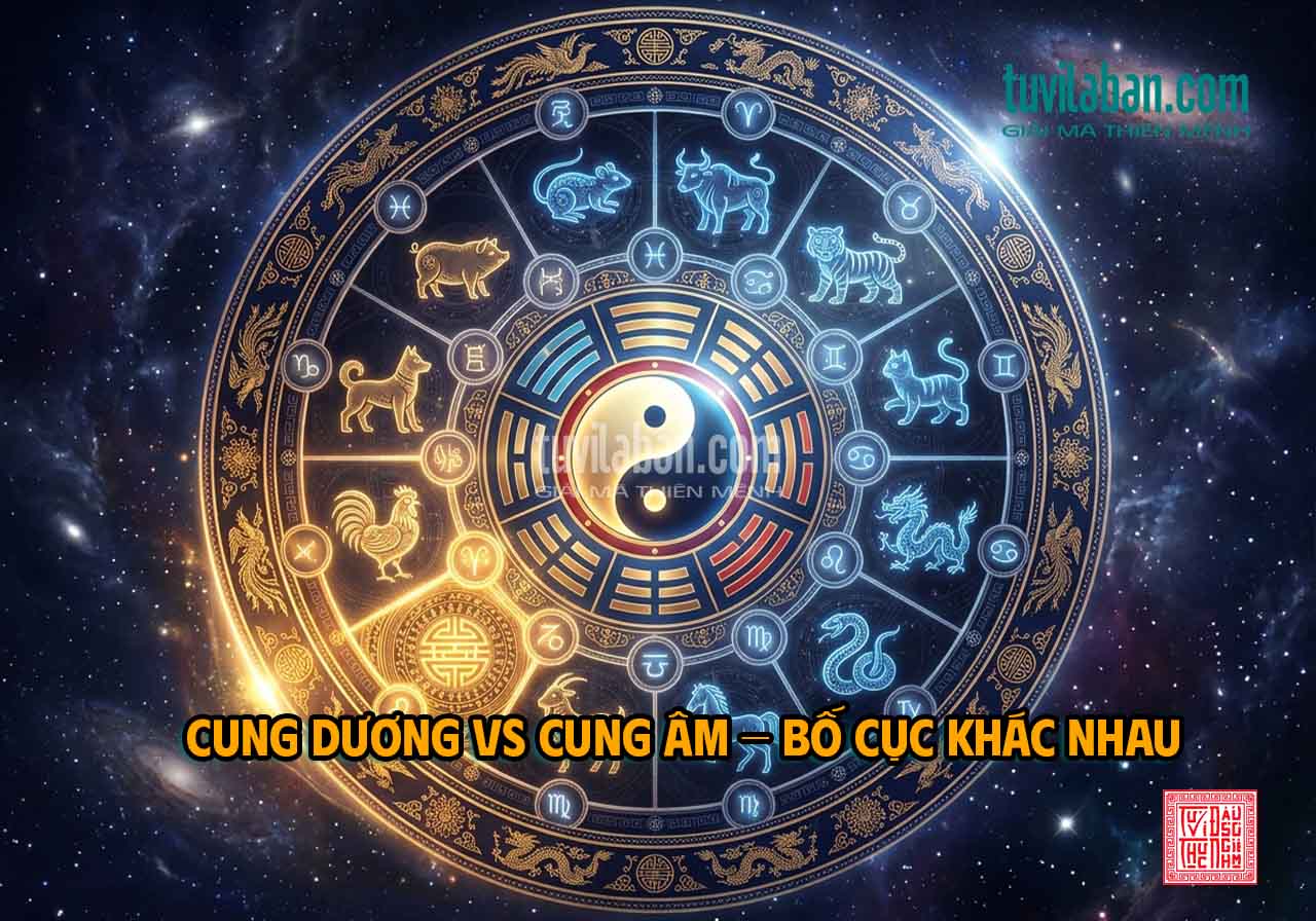 Hình ảnh minh họa: THIÊN TƯỚNG ĐÓNG TẠI CÁC CUNG — BIỂU HIỆN CÓ ĐIỀU KIỆN