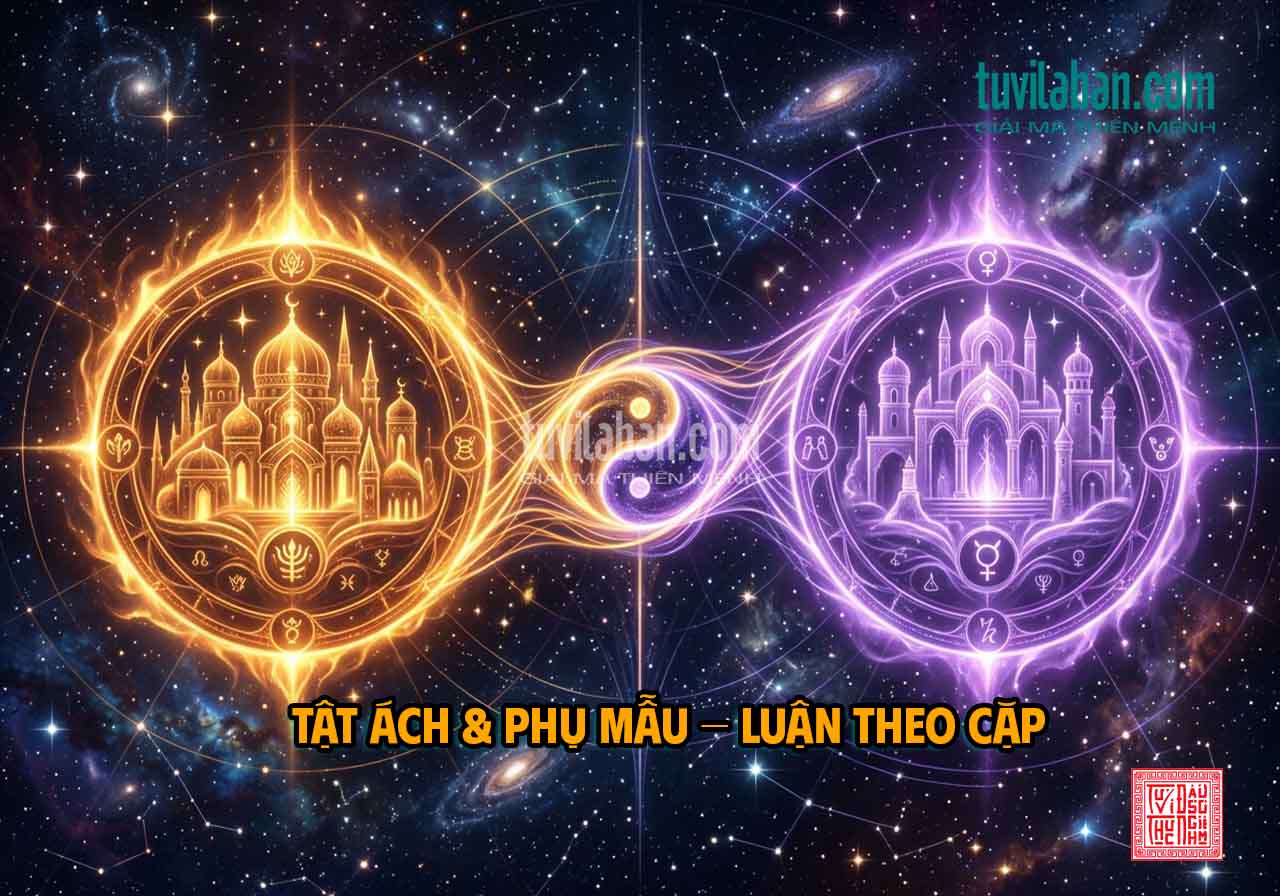 Cung Tật Ách kết hợp cung đối Phụ Mẫu — luận theo cặp trong Tử Vi Đẩu Số