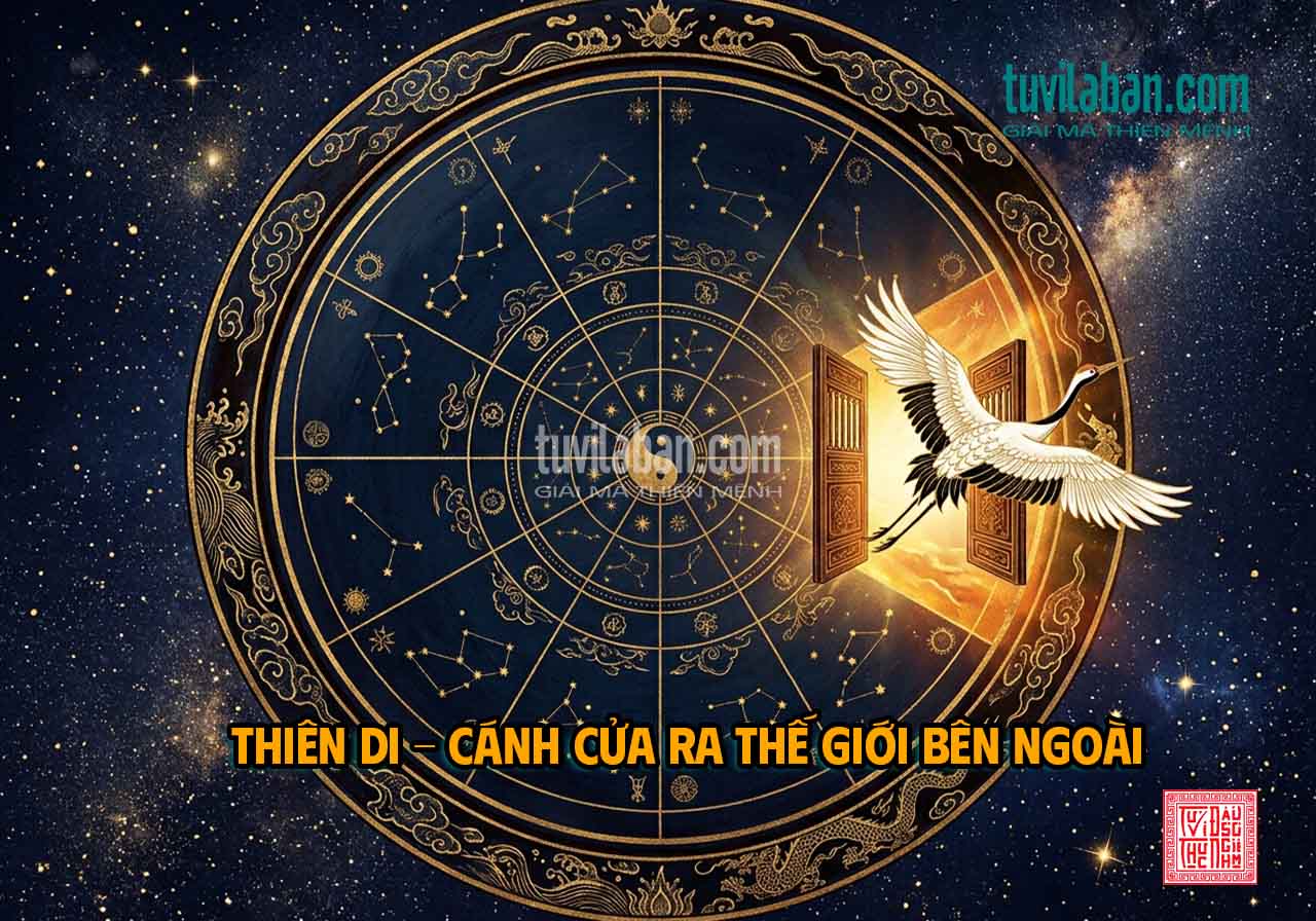 Cung Thiên Di Trong Tử Vi Đẩu Số: Giải Mã Vận Số Khi Ra Ngoài Xã