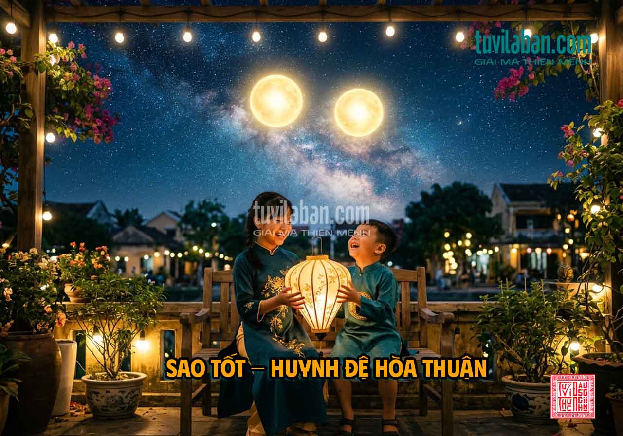 Hình ảnh minh họa: Sao Tốt Khi Đóng Tại Cung Huynh Đệ — Điều Kiện Kích Hoạt