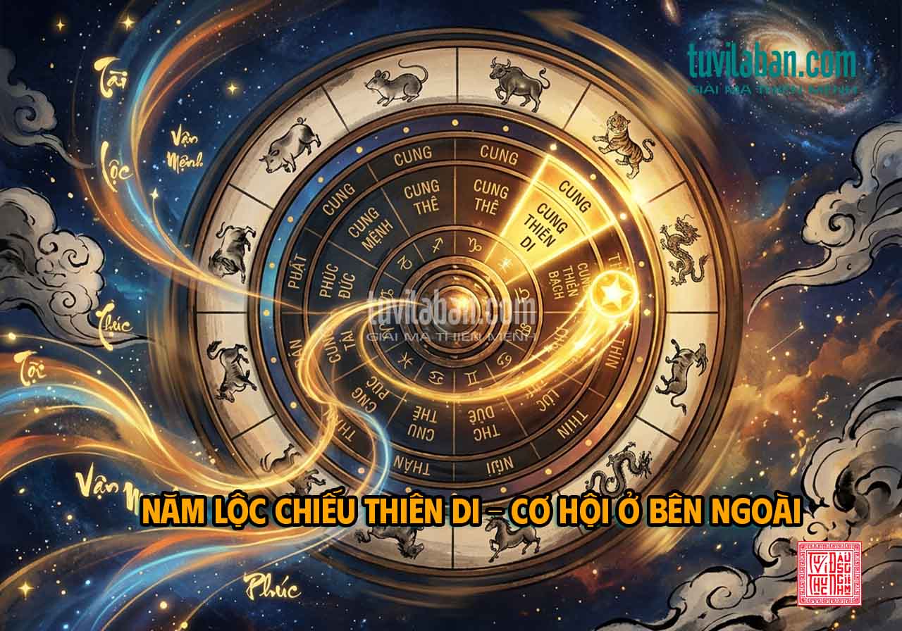 Hình ảnh minh họa: Lưu Niên LỘC TỒN Tại THIÊN DI – Hạn Vận Thay Đổi Cục Diện