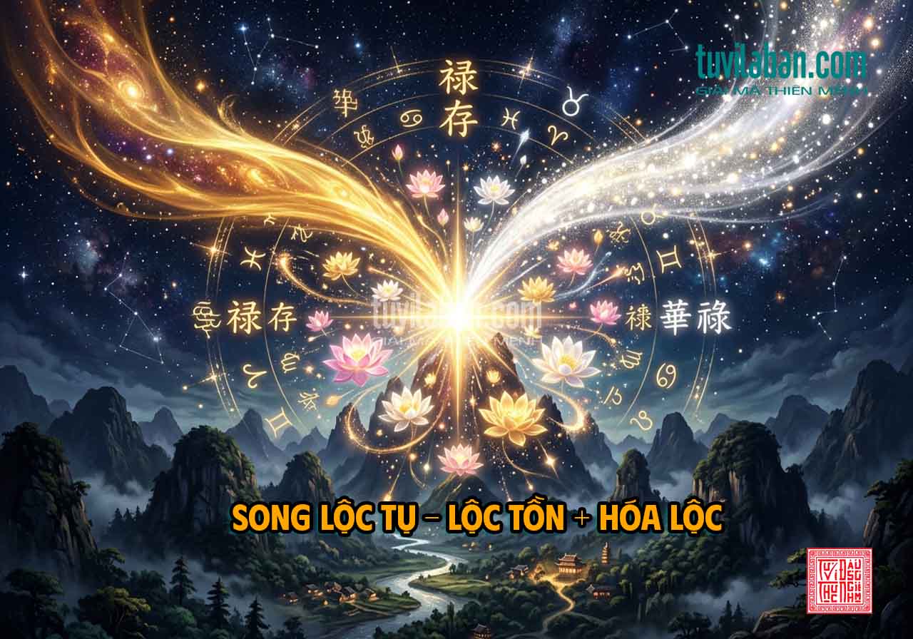 Hình ảnh minh họa: Song Lộc Tụ Ở THIÊN DI – Hóa Giải và Phát Huy Sức Mạnh
