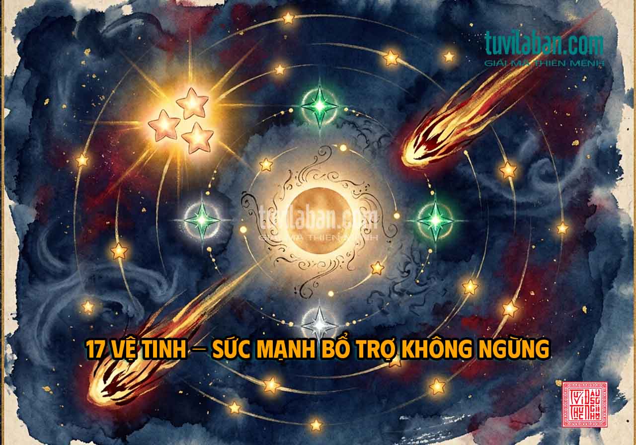 Hình ảnh minh họa: 17 SAO VỆ TINH ĐỊA CHI — NHỮNG YẾU TỐ BỔ TRỢ VÀ BIẾN ĐỔI