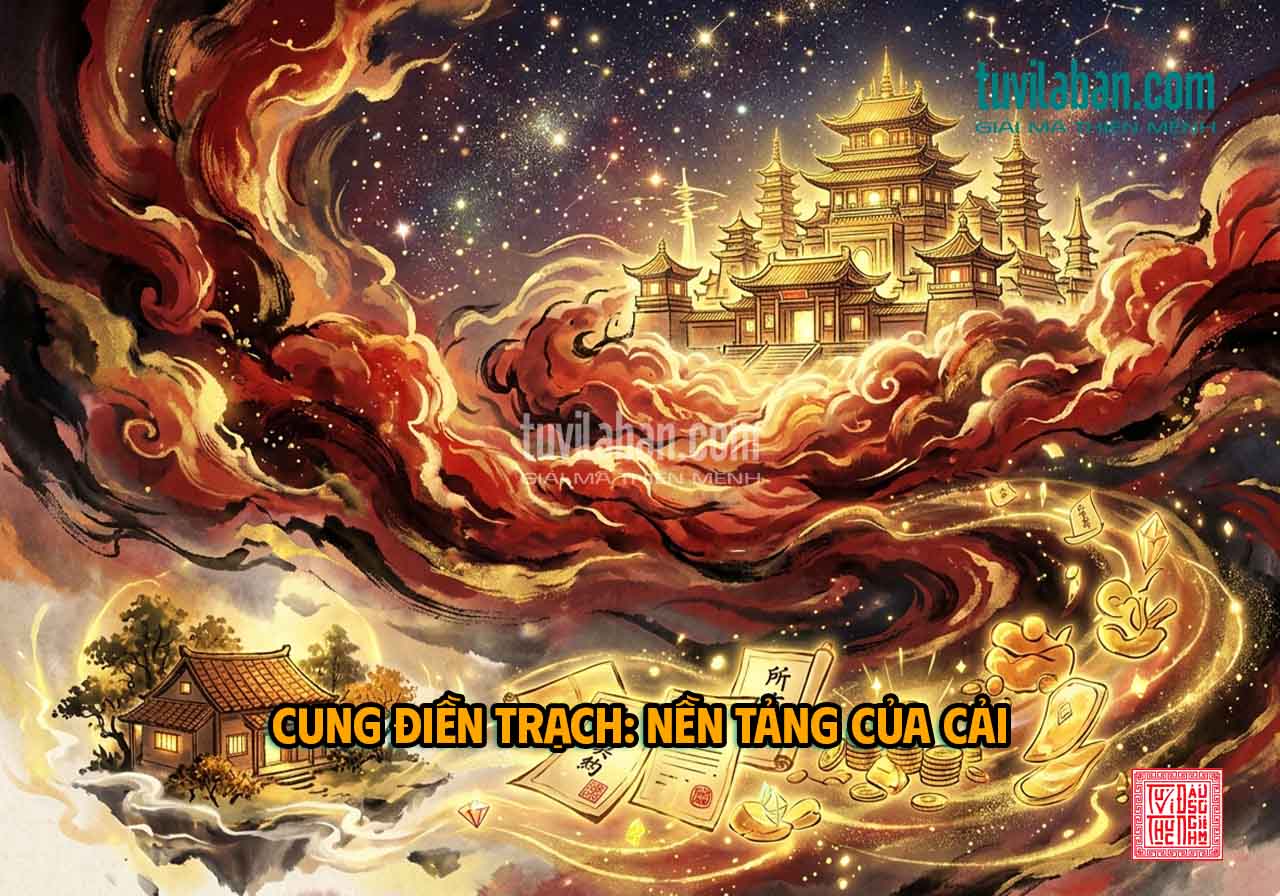 Cung Điền Trạch Trong Tử Vi Đẩu Số: Giải Mã Tài Sản & Môi