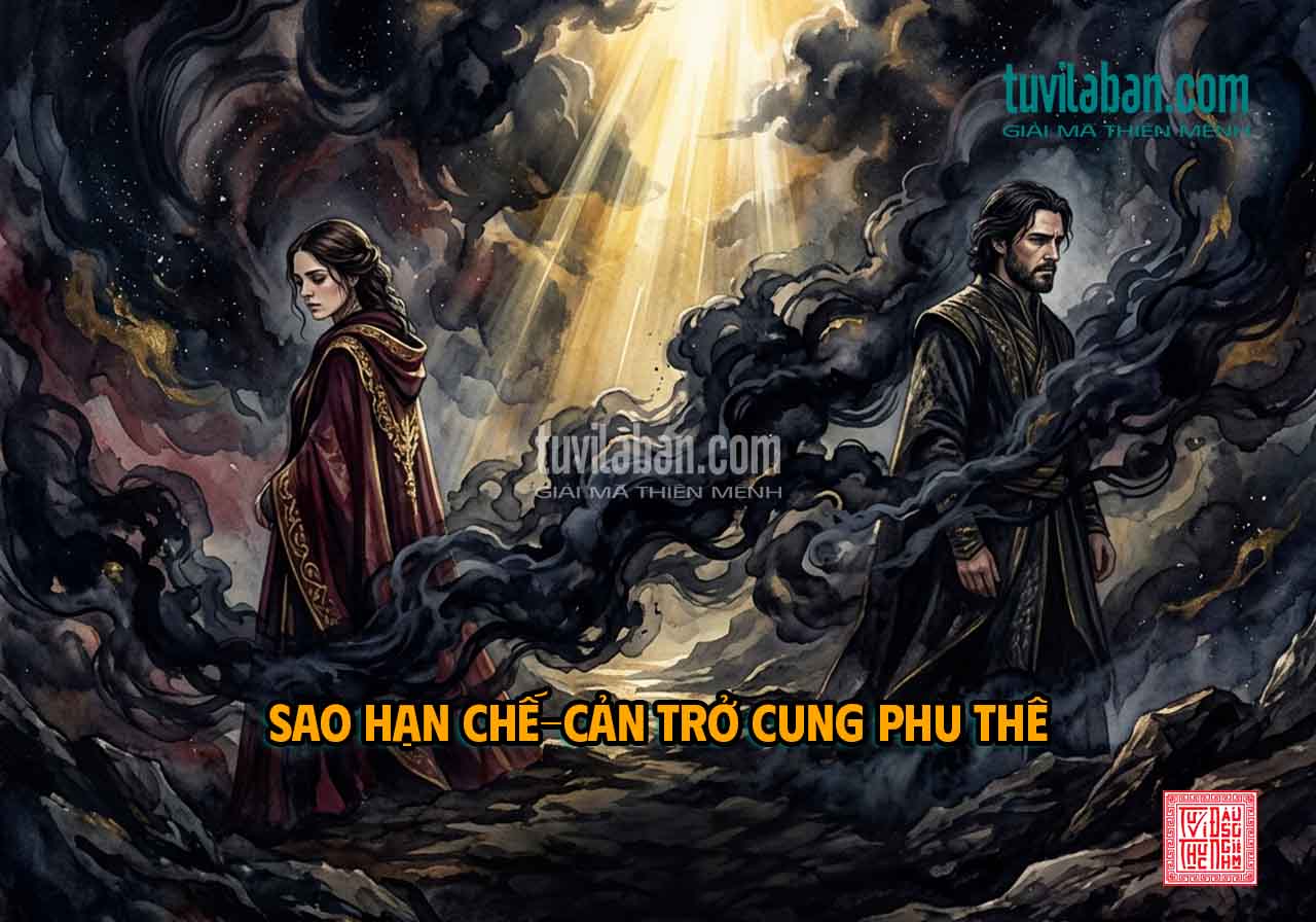 Hình ảnh minh họa: SAO HẠN CHẾ / CẢN TRỞ TẠI CUNG PHU THÊ — CƠ CHẾ & GIẢI PHÁP