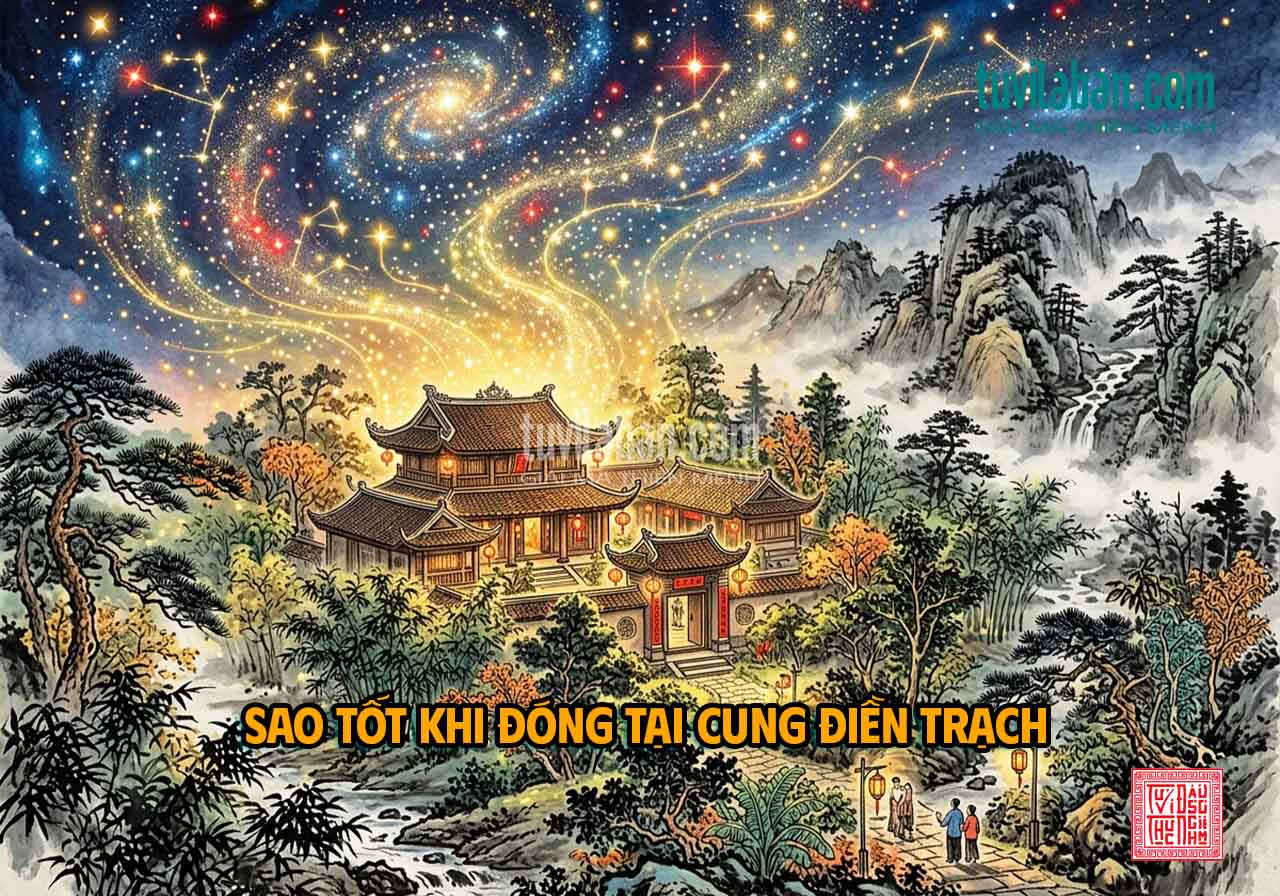 Hình ảnh minh họa: SAO TỐT KHI ĐÓNG TẠI CUNG ĐIỀN TRẠCH — ĐIỀU KIỆN KÍCH HOẠT