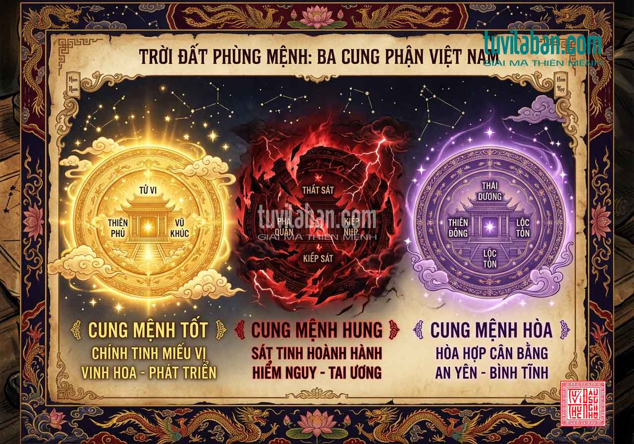 Hình ảnh minh họa: Cách Cục Đặc Biệt Khi Thân Mệnh Đồng Cung