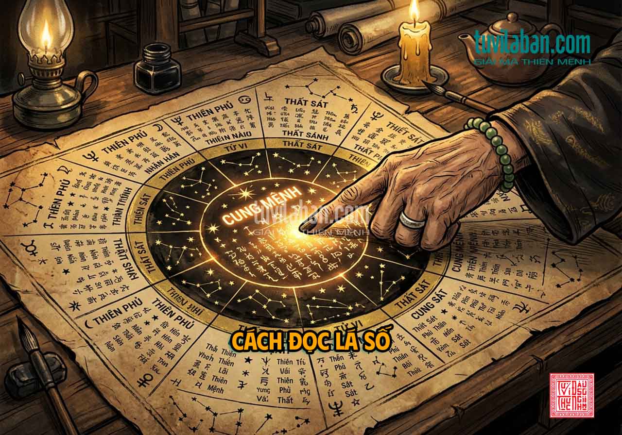 Hình ảnh minh họa: Cách Đọc Lá Số Có Thân Mệnh Đồng Cung — Quy Trình 3 Bước