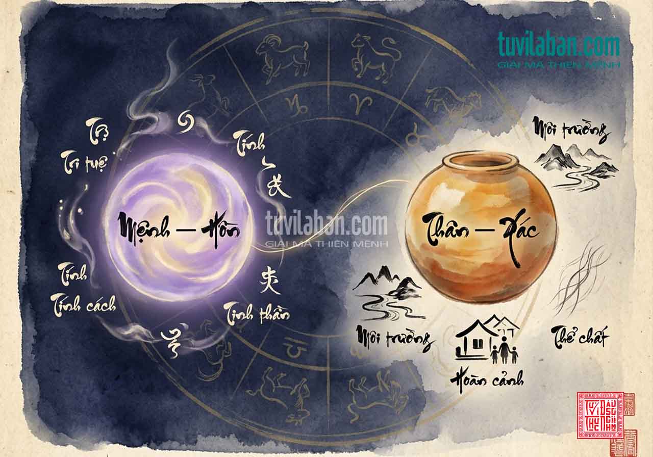 Thân Mệnh Đồng Cung Trong Tử Vi Đẩu Số: Hồn Và Xác Hội Tụ
