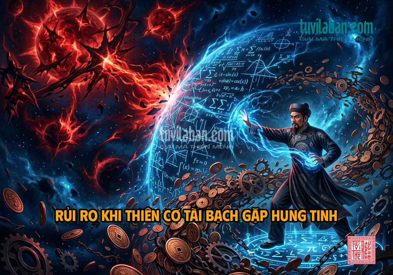 RỦI RO VÀ HẠN CHẾ KHI THIÊN CƠ TÀI BẠCH GẶP HUNG TINH [Intent: Trouble