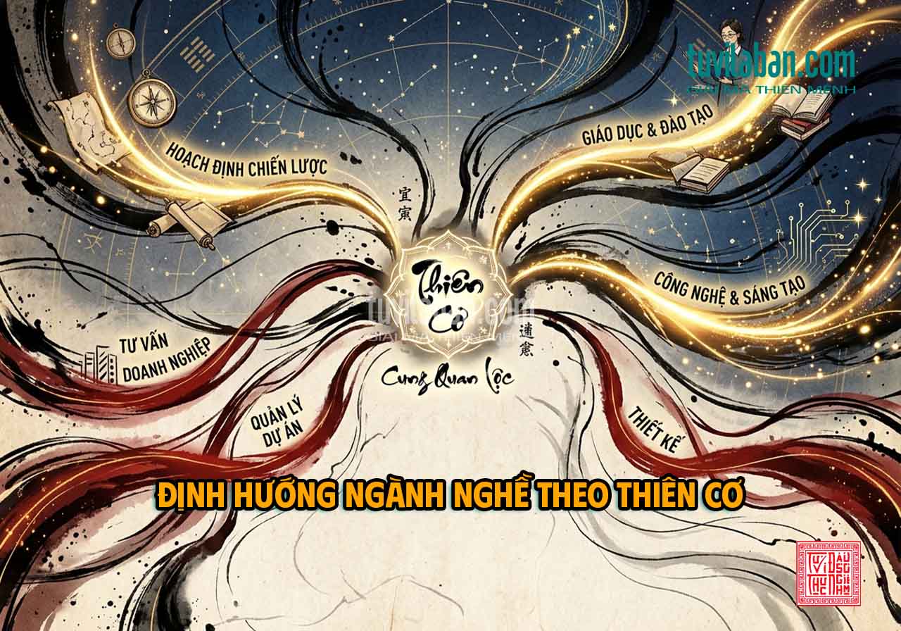 Sự Nghiệp THIÊN CƠ Tọa QUAN LỘC: Cơ Chế Thăng Tiến & Ngành Nghề Phù Hợ
