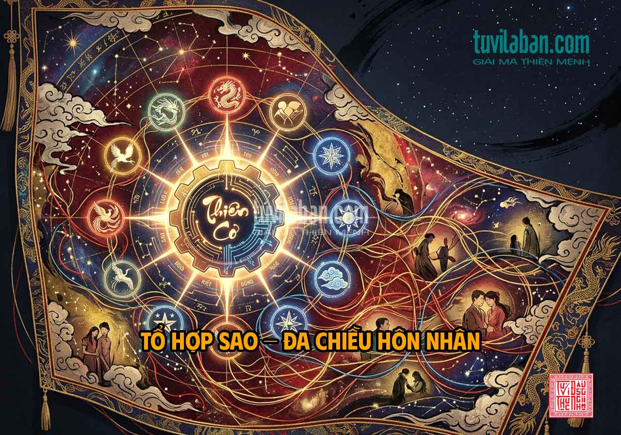 Hình ảnh minh họa: THIÊN CƠ Gặp Sao Khác Tại PHU THÊ — Tổ Hợp Ảnh Hưởng Hôn Nhân [Intent: