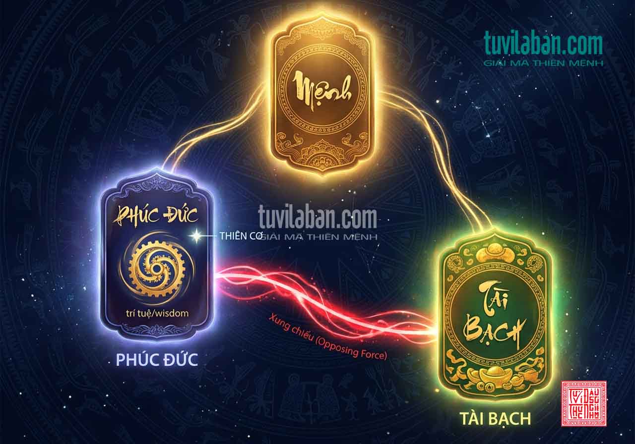 THIÊN CƠ PHÚC ĐỨC & Mối Liên Kết Với Cung MỆNH, TÀI BẠCH