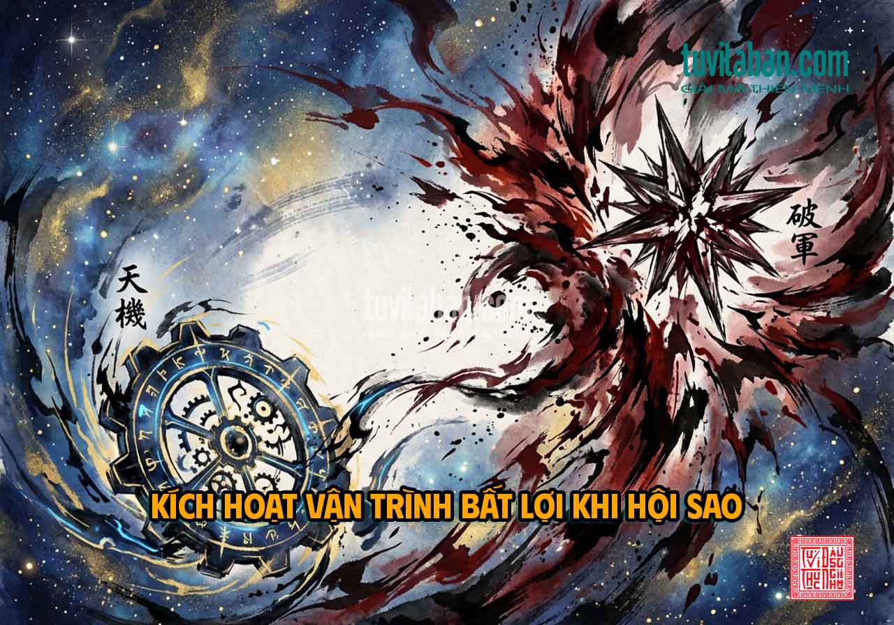 THIÊN CƠ Hãm Địa Gặp Sao Khác – Kích Hoạt Vận Trình Bất Lợi
