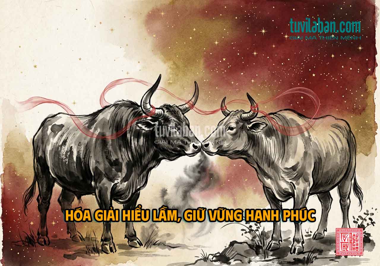 TÌNH DUYÊN & GIA ĐẠO TUỔI SỬU THÁNG 7: GIỮ HÒA KHÍ, TRÁNH HIỂU LẦM [In