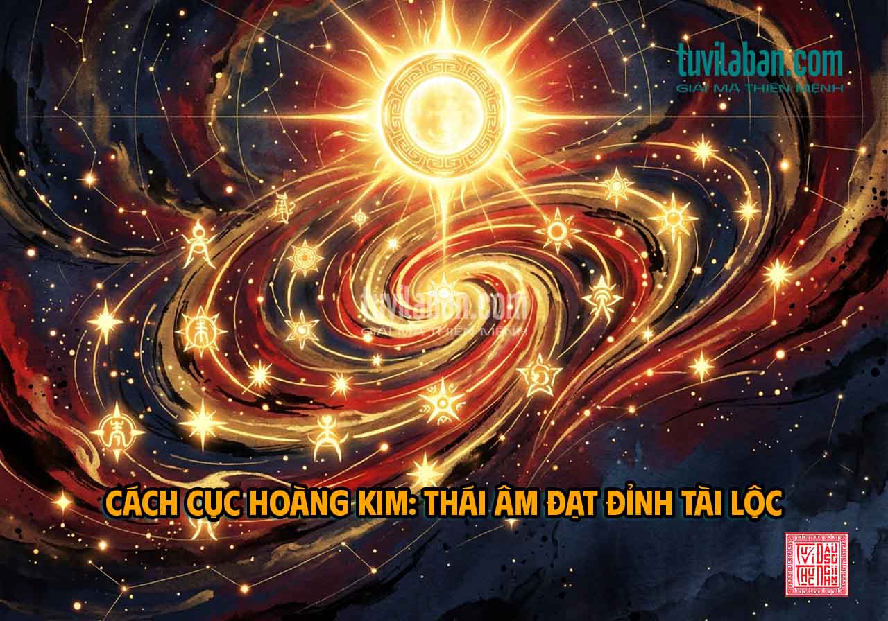 CÁCH CỤC NỔI BẬT — KHI NÀO THÁI ÂM TÀI BẠCH PHÁT HUY MẠNH NHẤT