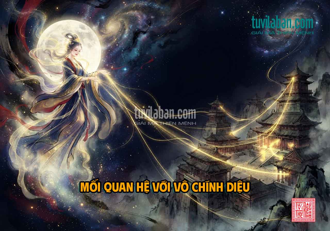 THÁI ÂM TỌA CUNG TÀI BẠCH — ẢNH HƯỞNG ĐẾN CÁC CUNG VÔ CHÍNH DIỆU LIÊN