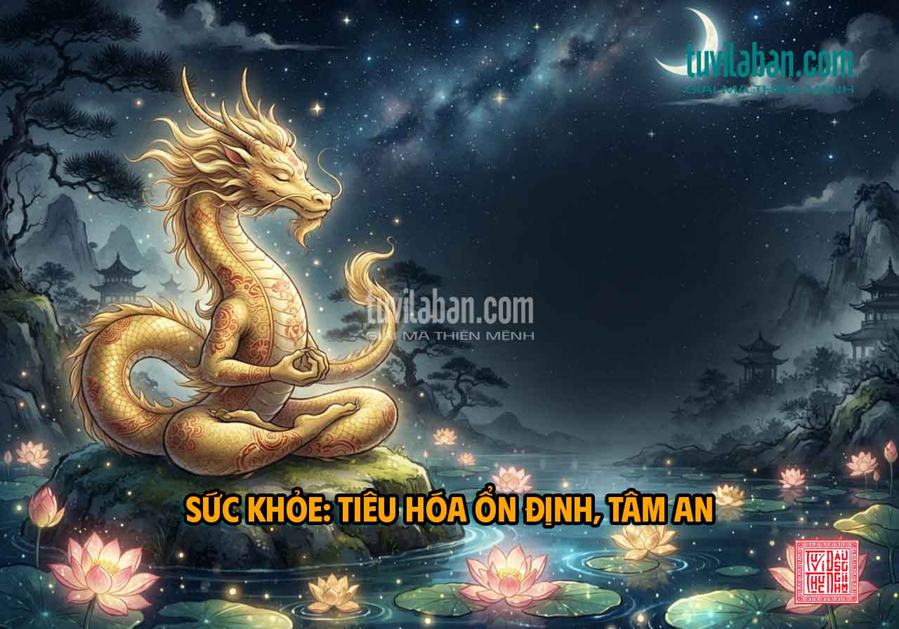 SỨC KHỎE TUỔI THÌN THÁNG 8: CHÚ TRỌNG HỆ TIÊU HÓA VÀ TÂM LÝ ỔN ĐỊNH [I