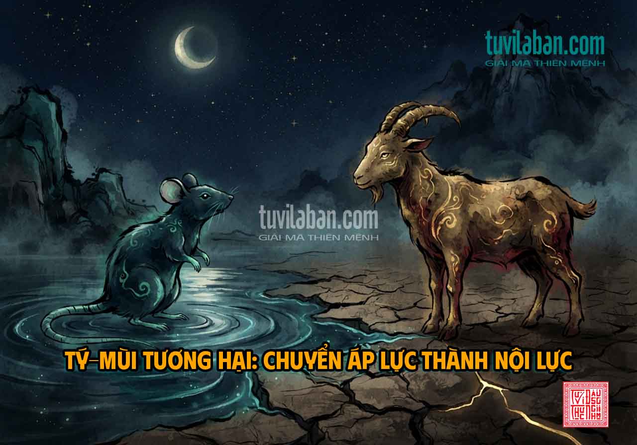 Tử Vi Tháng 8 Tuổi Tý: Cục Diện Tý Mùi Tương Hại & Chiến