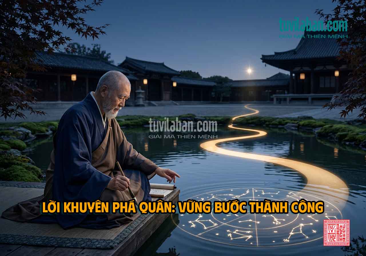 CÁCH CỤC NỔI BẬT & LỜI KHUYÊN CHO NGƯỜI CÓ PHÁ QUÂN MỆNH