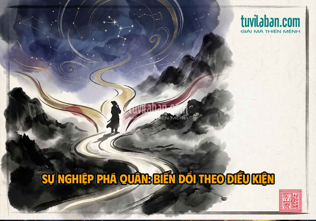 PHÁ QUÂN Tọa Cung Quan Lộc — Biểu Hiện Có Điều Kiện [Intent: Know + D