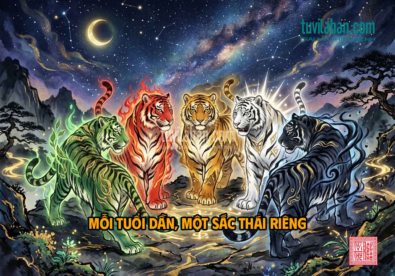 Bảng các tuổi Dần cụ thể tháng 8 âm lịch theo năm sinh