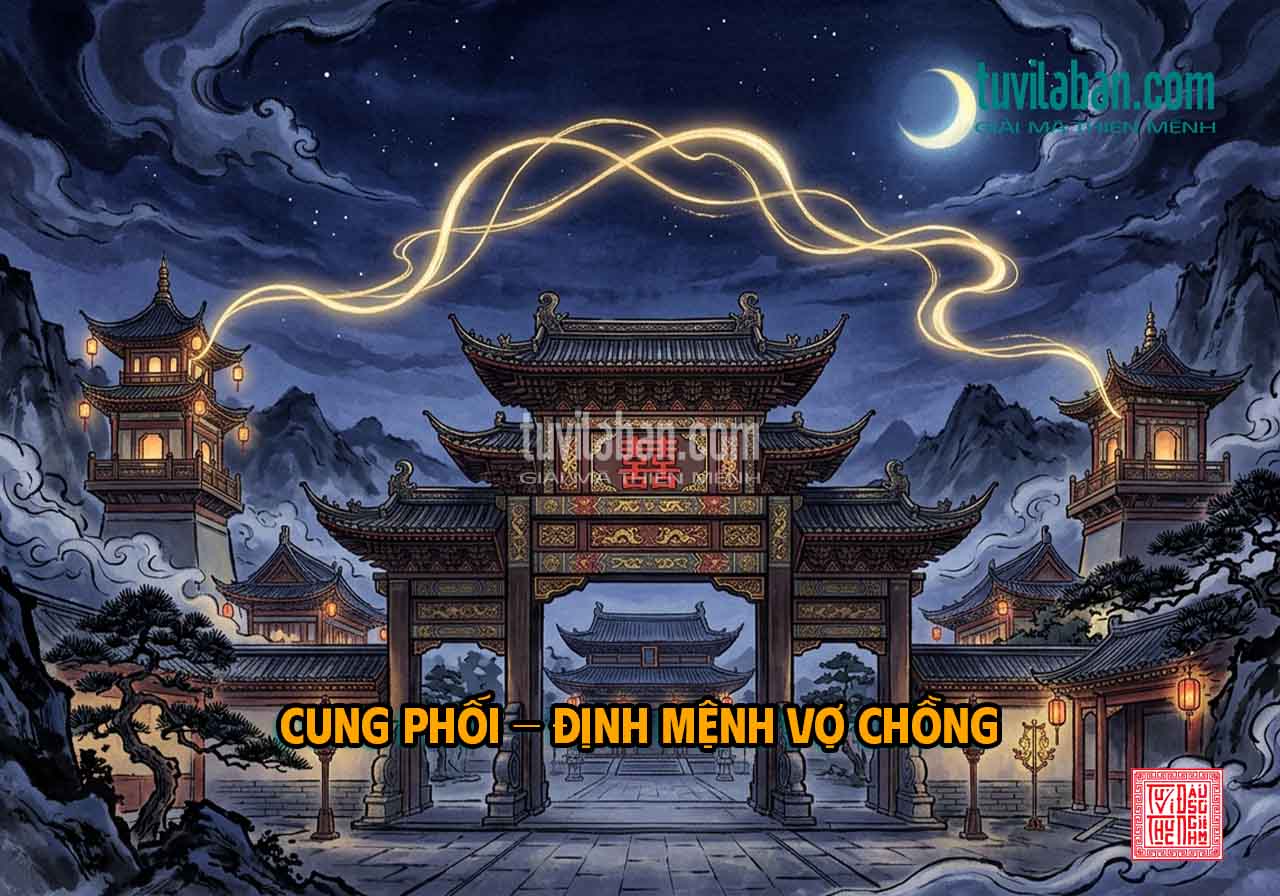 Cung Phu Thê trong Tử Vi Đẩu Số, phạm vi ảnh hưởng hôn nhân