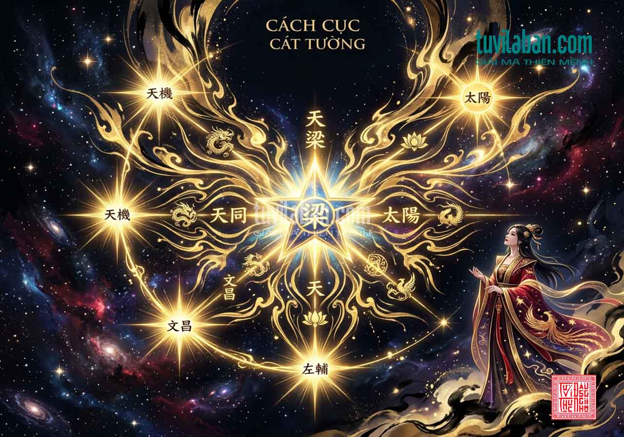 Cách Cục Nổi Bật Của THIÊN LƯƠNG — Phát Huy Mạnh Nhất Cho Nữ Mệnh