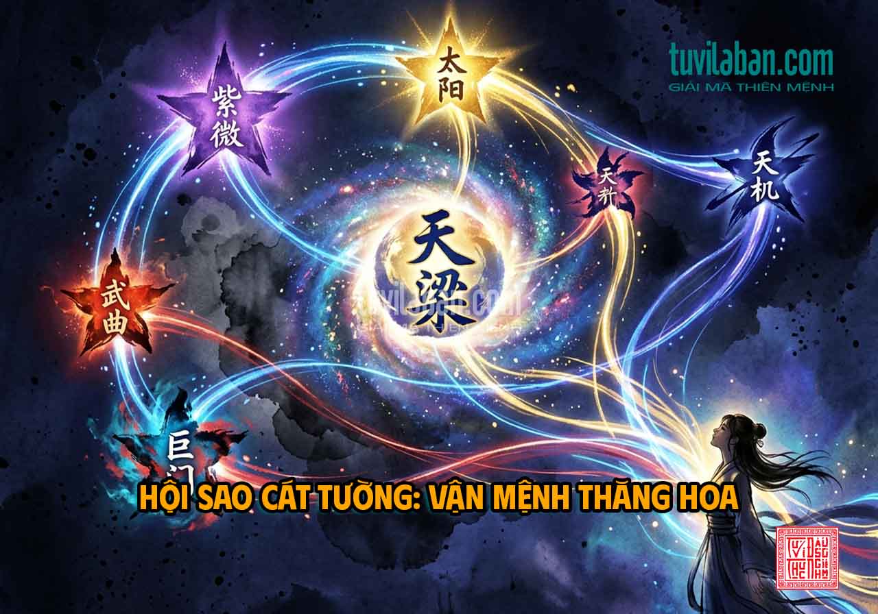 THIÊN LƯƠNG Hội Cùng Sao Khác — Ảnh Hưởng Đến Nữ Mệnh