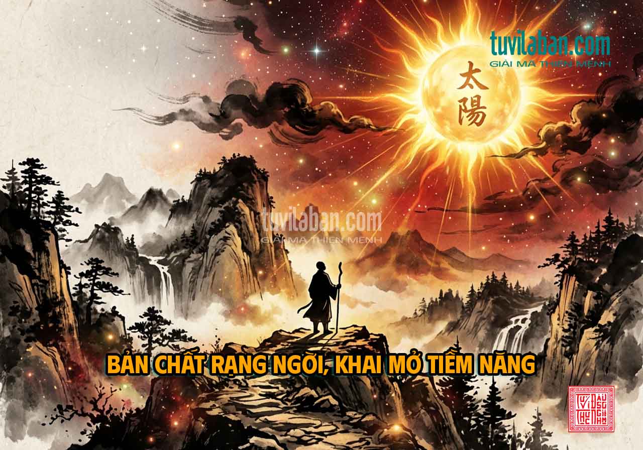 THÁI DƯƠNG TỌA CUNG MỆNH – BẢN CHẤT & XU HƯỚNG CÁ NHÂN [Intent: Know]