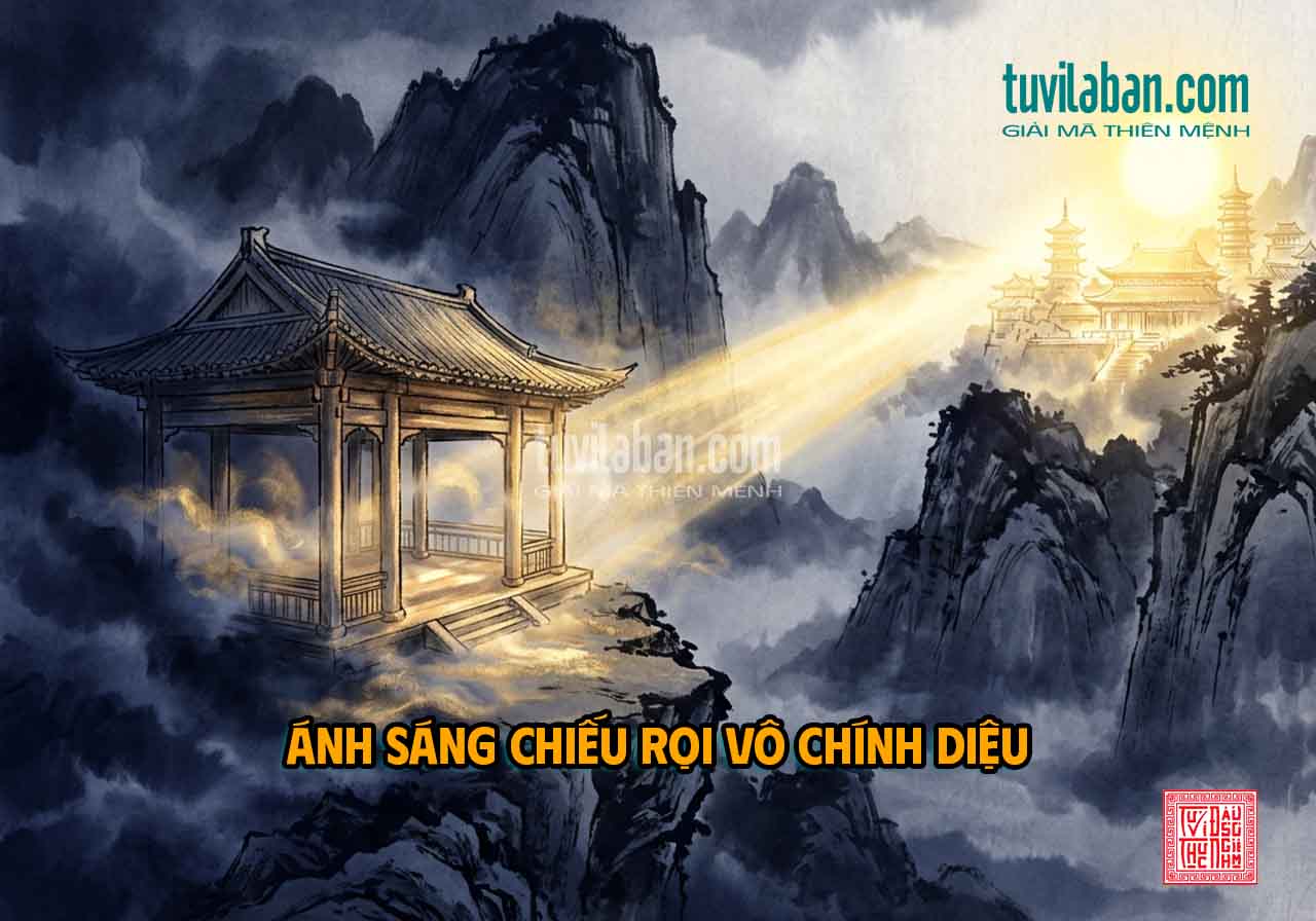 Thái Dương tọa Phu Thê ảnh hưởng cung Vô Chính Diệu