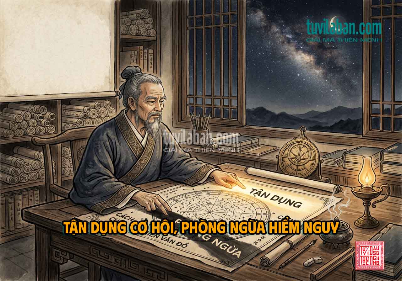 CÁCH CỤC NỔI BẬT CỦA THIÊN LƯƠNG KHI NHẬP HẠN — TẬN DỤNG VÀ PHÒNG NGỪA