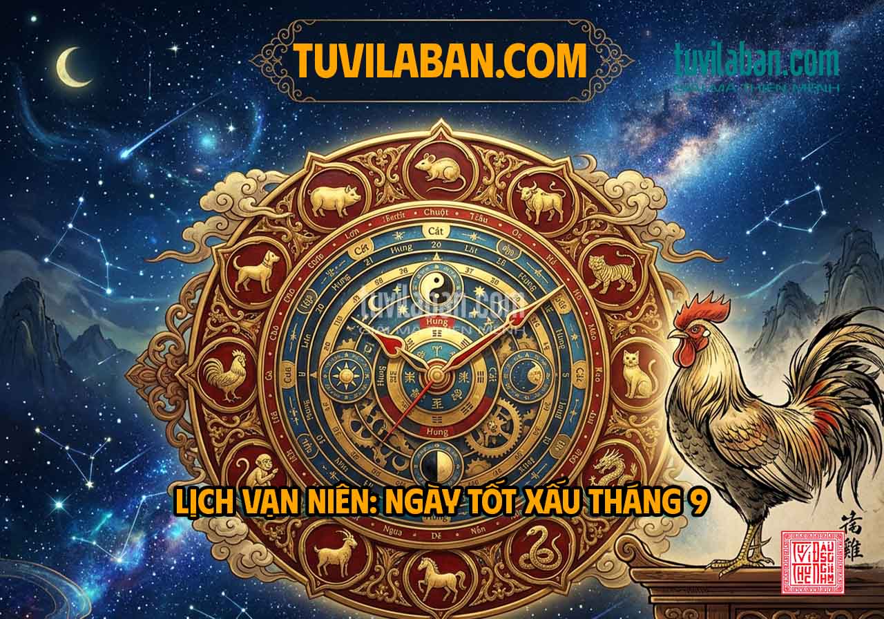 NGÀY TỐT – XẤU THÁNG 9 CHO TUỔI DẬU