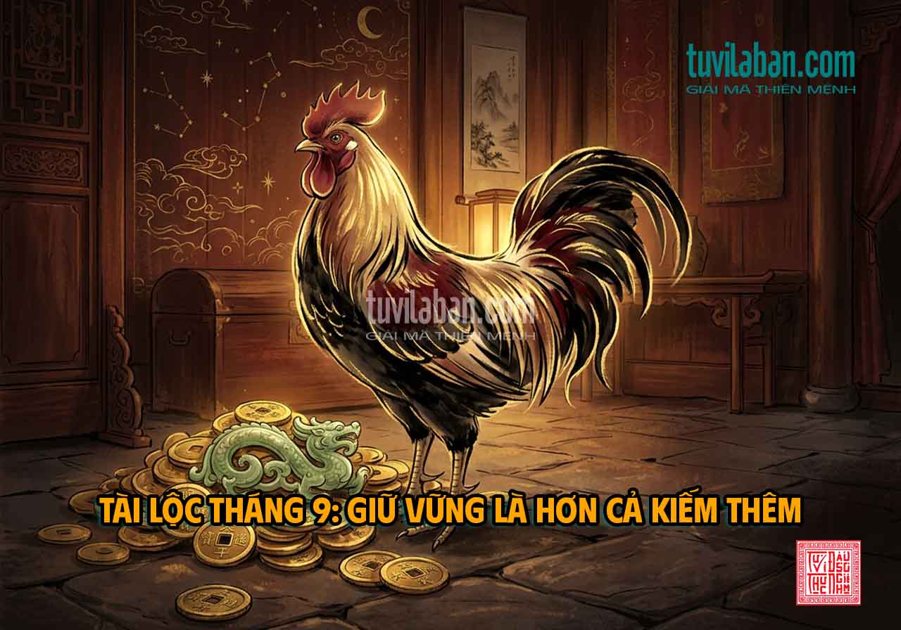 TÀI LỘC TUỔI DẬU THÁNG 9: GIỮ VỮNG LÀ HƠN CẢ KIẾM THÊM
