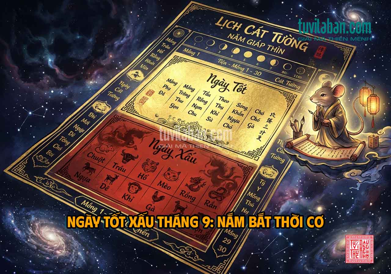 NGÀY TỐT – XẤU THÁNG 9 CHO TUỔI TÝ [Intent: Do]