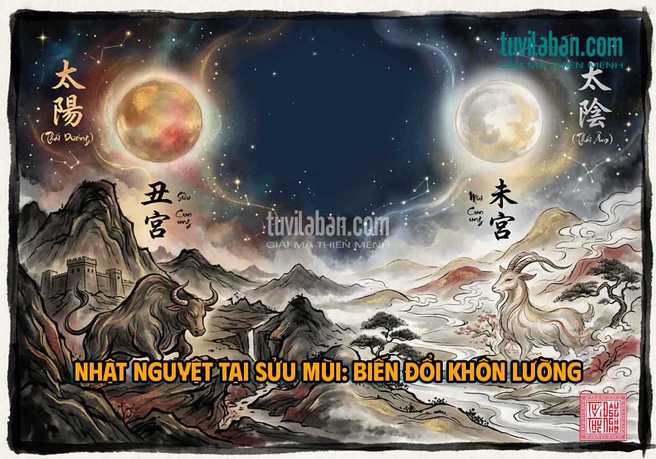 Nhật Nguyệt Đồng Lâm Tại Sửu & Mùi: Khác Biệt Cốt Lõi